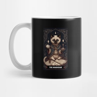 Siamese Cat The Magician Tarot Card Mug